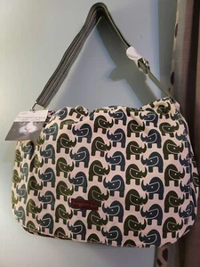 NUEVO CON ETIQUETAS Bolso Mensajero Bandolera Grande BUNGALOW 360 Rhino #G - Imagen 1 de 3