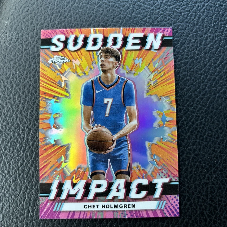2024 Topps Chrome Green Sudden Death Chet Holmgren #SI-23  - Image 1 of 2