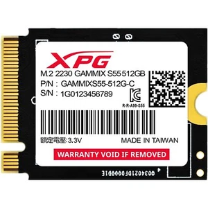 ADATA XPG GAMMIX S55 Solid-State Drive (SSD) , 512GB, PCIe Gen4x4 M.2 2230 - Afbeelding 1 van 3