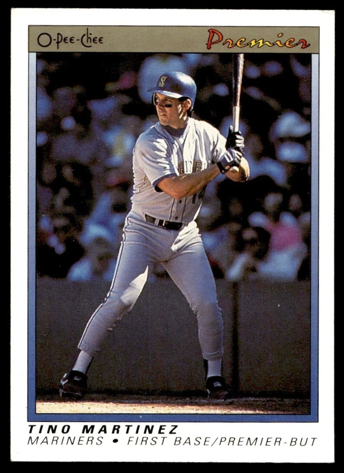 1991 O-Pee-Chee Premier Tino Martinez Seattle Mariners #76 - Image 1 of 2