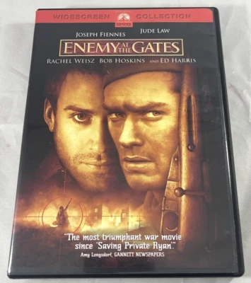Enemy at the Gates DVD Widescreen Jude Law Ed Harris Joseph Fiennes Rachel Weisz - Image 1 of 4