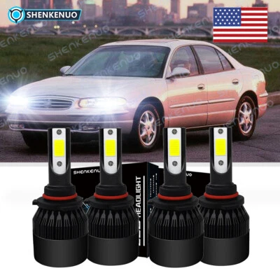 For Buick Century Regal 1997-2005 LED Headlight High Low Beam +Fog Light Bulbs - Image 1 of 4