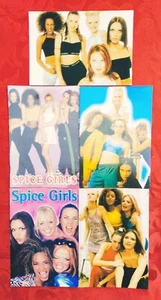 LOT 5 CARTES POSTALES SPICE GIRLS GERRY EMME VICTORIA MEL B MEL C NON ECRITES - Imagen 1 de 2