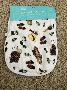 Little Hometown Dapper Napper 2 en 1 paño para eructar + babero - Imagen 1 de 3