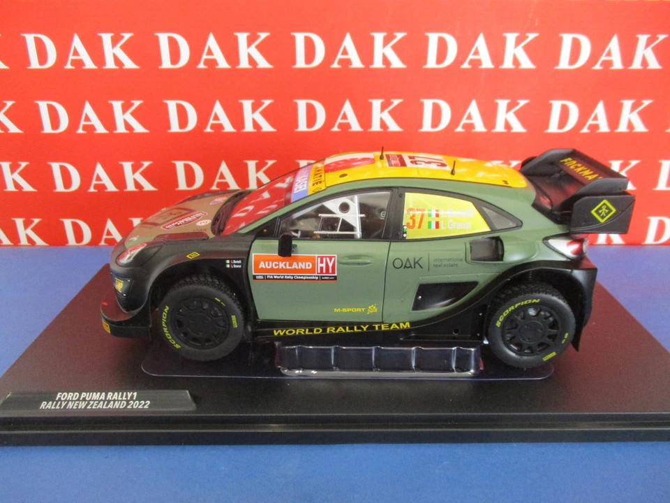 SOLIDO 1809505 MINIATURA FORD PUMA RALLY1 HYBRID NERO N 7 BERTELLI/SCATTOLIN RA