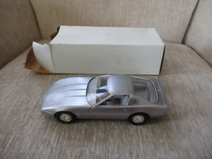 ORIGINAL 1984 CORVETTE DEALER  PROMO MODEL SILVER w Box - Picture 1 of 20