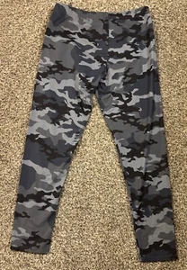 NoBo No Boundaries Gray/Multi-Color Camo Leggings. Size: L (11-13). NEW! - Picture 1 of 10