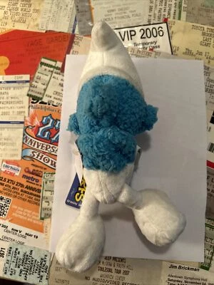 Peluche Los Pitufos Grouchy Pitufo 8 pulgadas 2009 leer descripción Foto 1 de 4