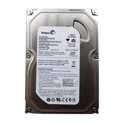 Seagate ST3160215ACE 160GB 7200RPM IDE PATA ATA-100 3.5" Desktop HDD Hard Drive - Image 1 of 3