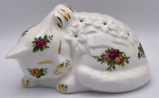 Royal Albert Old Country Roses CAT potpourri pomander ~ England