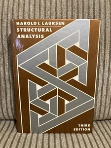 Structural Analysis By Harold I. Laursen Third Edition 1988 Hardcover Vintage - Imagen 1 de 4