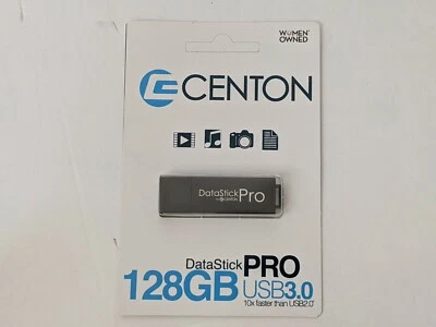 Centon DataStick Pro USB 3.0 Flash Drive, 128GB, Black, S1-U3P6-128G - Image 1 of 2