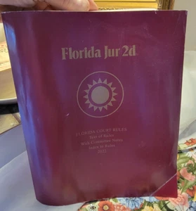 Florida Jur 2d - FLORIDA Index & Text to COURT RULES 2022 With Committee Notes - Picture 1 of 7