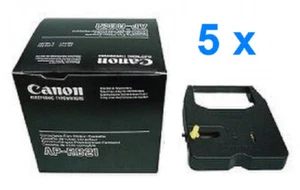 5 X Original Ribbon Size 307C CANON Ap 800 810 830 850 8300 AP-RB21 Correctable - Picture 1 of 1