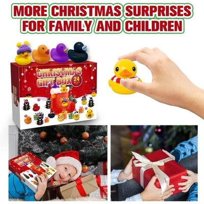 Duck Advent Calendar 24pcs Duck Countdown Calendar for Christmas incredible - Image 1 of 4