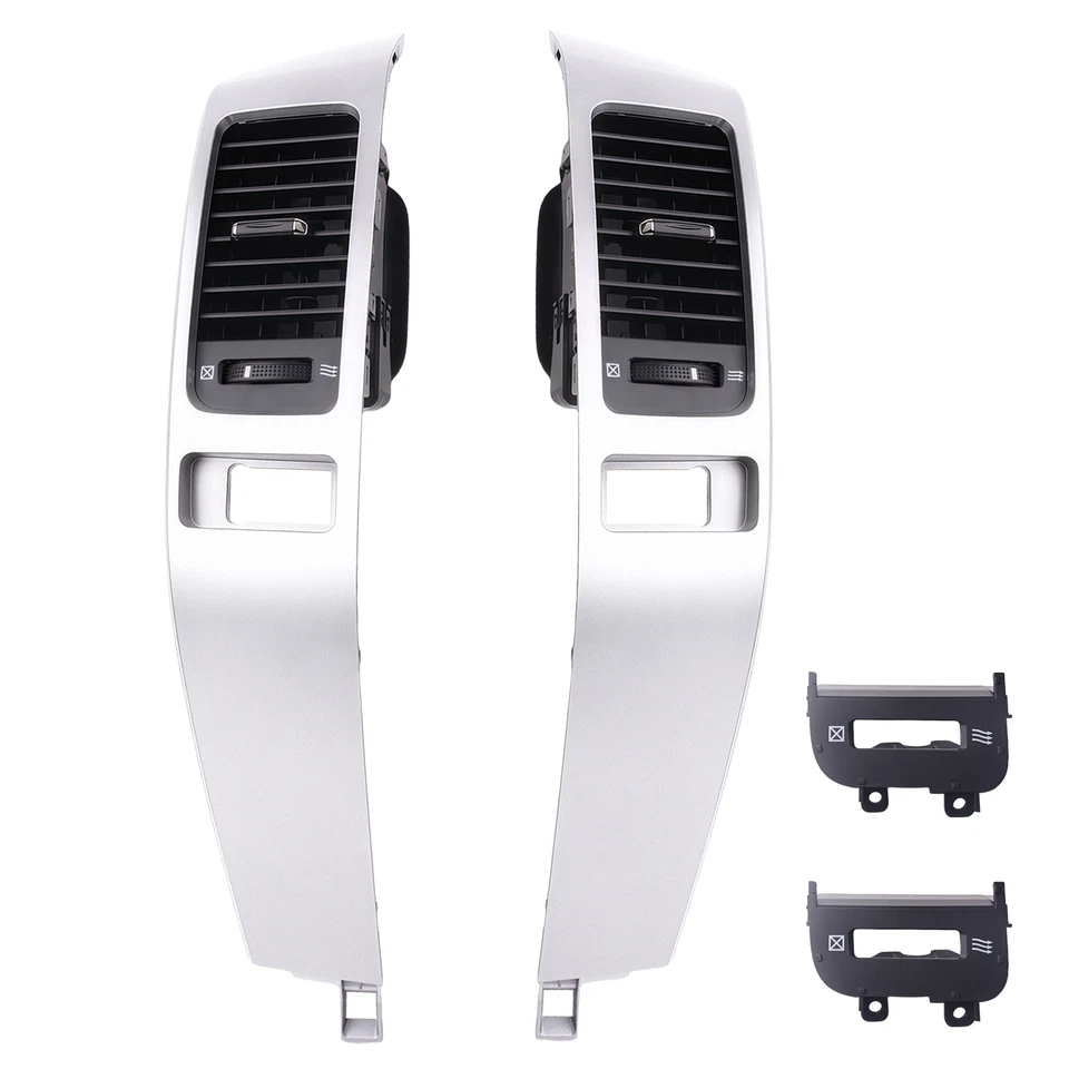 Air Vent AC 通风口适用于雷克萨斯 GX470 丰田普拉多陆地巡洋舰 2003 - 2009,铬色 — 第 1/4 张图片