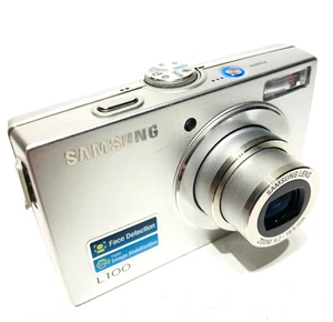 Samsung L100 Compact Digital Camera Kit, Excellent, Tested + Card, New Charger - Picture 1 of 20