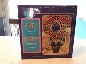Maurice Ravel & Claude Debussy Lp The Stuyvesant String Quartet Mono Nonesuch - Picture 1 of 9