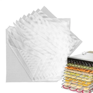 Silicone Dehydrator Sheets Non Stick Silicone Mesh for Dehydrator Tray Liner 10 - Picture 1 of 14