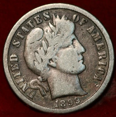 1899 Philadelphia Mint Silver Barber Dime - Image 1 of 2