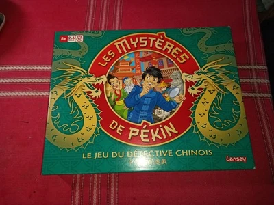 jeu societé lansay LES MYSTERES DE PEKIN complet parfait etat - Photo 1/3