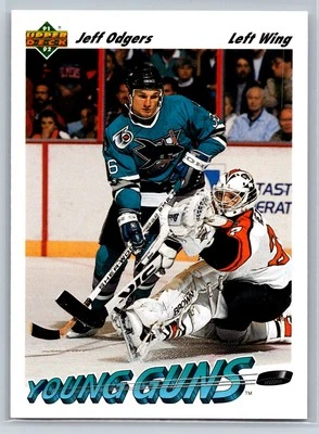1991-92 Upper Deck #597 Jeff Odgers - Image 1 of 2