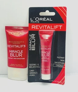 L'OREAL REVITALIFT MIRACLE BLUR Instant Skin Smoother 1.18 oz +Mini *SOLD AS-IS - Picture 1 of 5