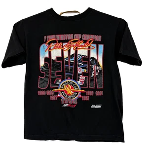Camiseta negra grande vintage 1994 Dale Earnhardt 7 veces campeón de la Copa Winston - Imagen 1 de 7