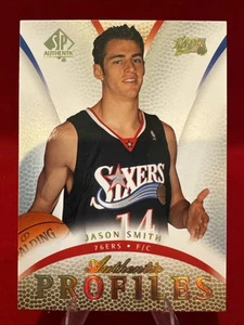 2007-08 SP Authentic Profiles #AP-8 Jason Smith RC - Philadelphia 76ers. *B2 - Picture 1 of 2