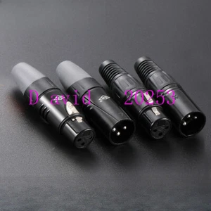 3 core silver plated cannon audio balance Cannon head male and female head - Picture 1 of 13