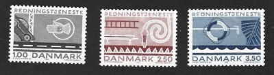 Denmark 1983 #742-44 Life Caving and Salvage Services - VF MNH - Image 1 of 4