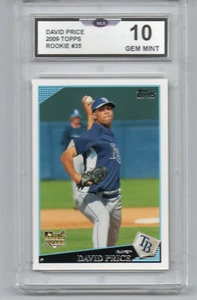 2009 TOPPS DAVID PRICE ROOKIE PITCHER BASEBALL CARD LOS ANGELES DODGERS PITCHER - Picture 1 of 1