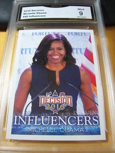 MICHELLE OBAMA 2016 DECISION INFLUENCERS # 40 GRADED 9 L@@@K - Picture 1 of 1