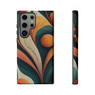Abstract Floral  Iphone, Samsung Galaxy, And Google Pixel Tough Cases