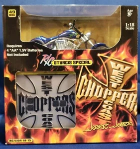 Sturgis Special R/C West Coast Choppers•Jesse James•2 Wheel 1:18 Motorcycle Bike - Picture 1 of 9