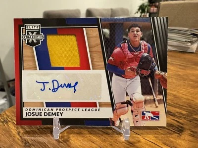 2022 Elite Extra DPL Material RPA Prospect Patch Auto #DMS-JD Josue Demey 🔥📈 - Image 1 of 2