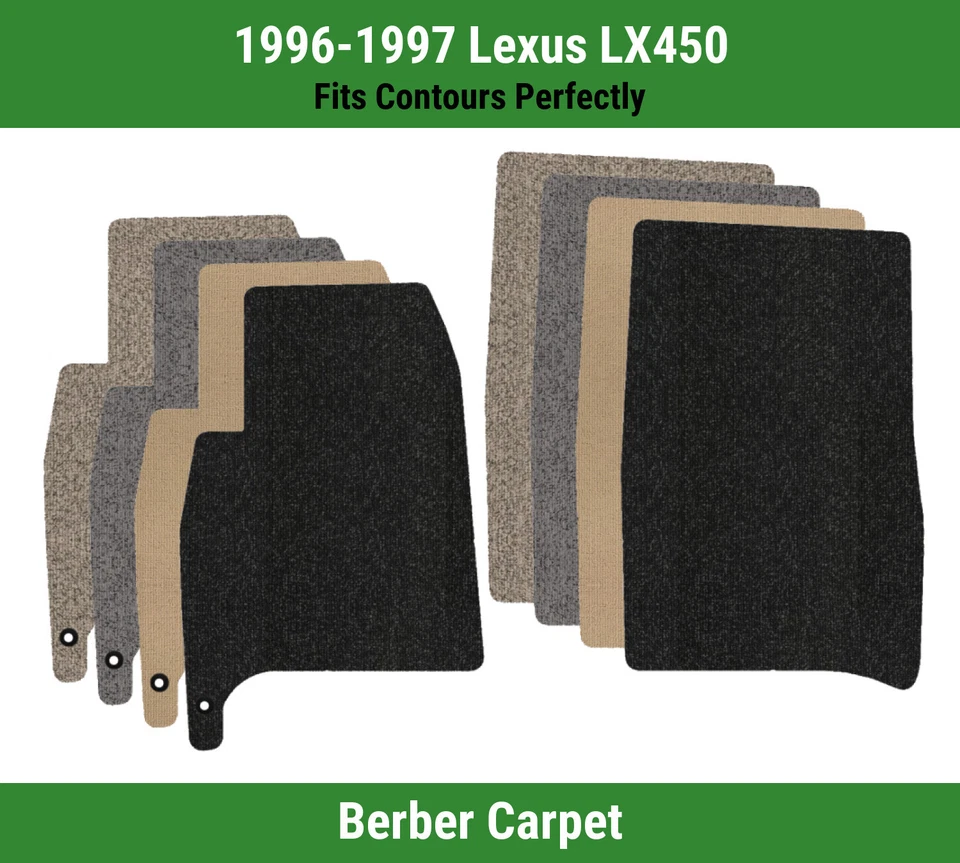 Tapetes carpete Lloyd Berber primeira fila para 1996-1997 Lexus LX450  - Imagem 1 de 4