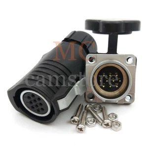 XHP20 10Pin Waterproof Power Aviation Connector,RV Solar Charging Plug Socket 5A - Picture 1 of 8