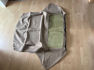 NEU NEW BMW Z3 E37 SONNENLAND Verdeck Softtop CREME Folding Top Canvas BEIGE OEM - Picture 1 of 12