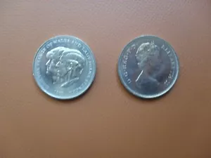 Coins : Cupro-nickel Crown Wedding of Prince Charles & Diana 1981. - Picture 1 of 3