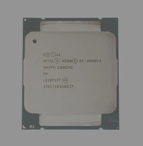 Intel Xeon E5-2690 v3/30 MB/12 x 2,60 GHz, 9,60-GT/s-QPI LGA 2011-3 - Foto 1 di 2