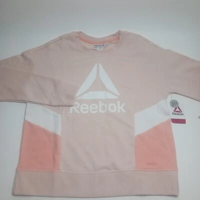 Sudadera Reebok Mujer Colorblock Manga Larga Talla (M) Rosa Sepia Foto 1 de 4