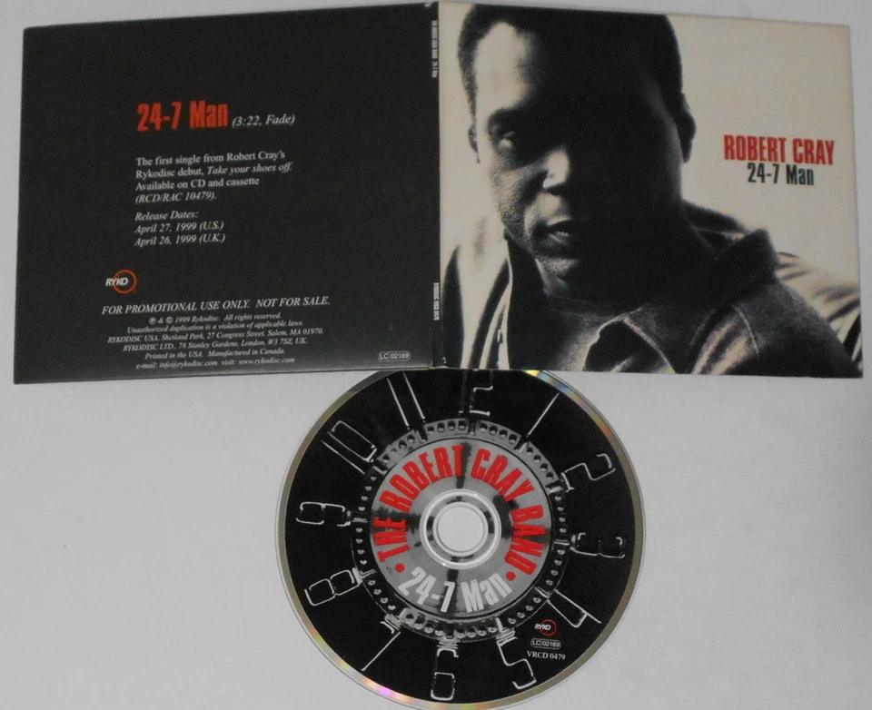 Robert Cray  24-7 Man  U.S. promo cd -  scarce! - Image 1 of 1