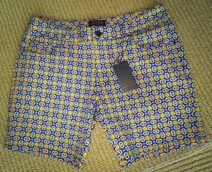ST33LE 'Limited Edition Stretch Knit Jeans' Men's Designer Shorts 31 Multi *NWT* - Picture 1 of 14