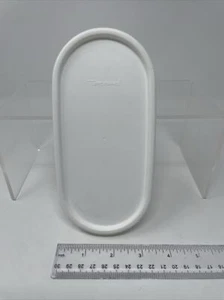 Tupperware Modular Mates Oval seal 7" White Replacement Lid # 1616 - Foto 1 di 3