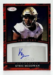 2022 SAGE Artistry rot kyrisch McGowan RC Auto Washington Commanders - Bild 1 von 2