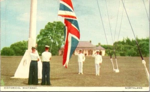Postal BANDERA MILITAR HISTÓRICA WAITANGI Northland NUEVA ZELANDA - Imagen 1 de 2