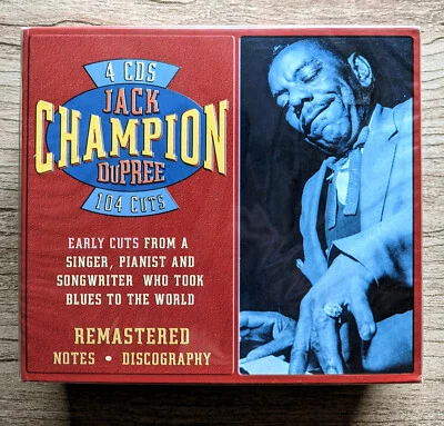 CHAMPION JACK DUPREE: EARLY CUTS REMASTERED / JSP 4CD BOX SET (NEW/SEALED) - Image 1 of 4
