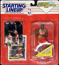 Stacey Augmon Hawks 1993 Starting Lineup Collector Figure Cards NBA SEALED BOX!