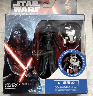 Figura de acción Star Wars Force Awakens Kylo Ren Snow Mission Armor Up 3,75 pulgadas Foto 1 de 3